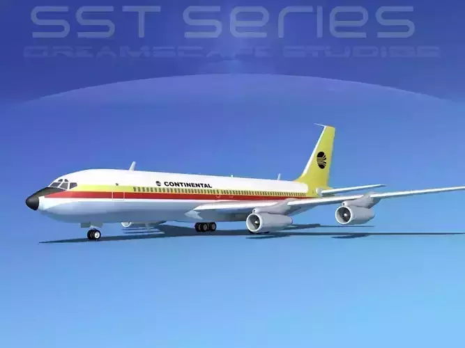 Boeing 707-320 SS Continental Airlines