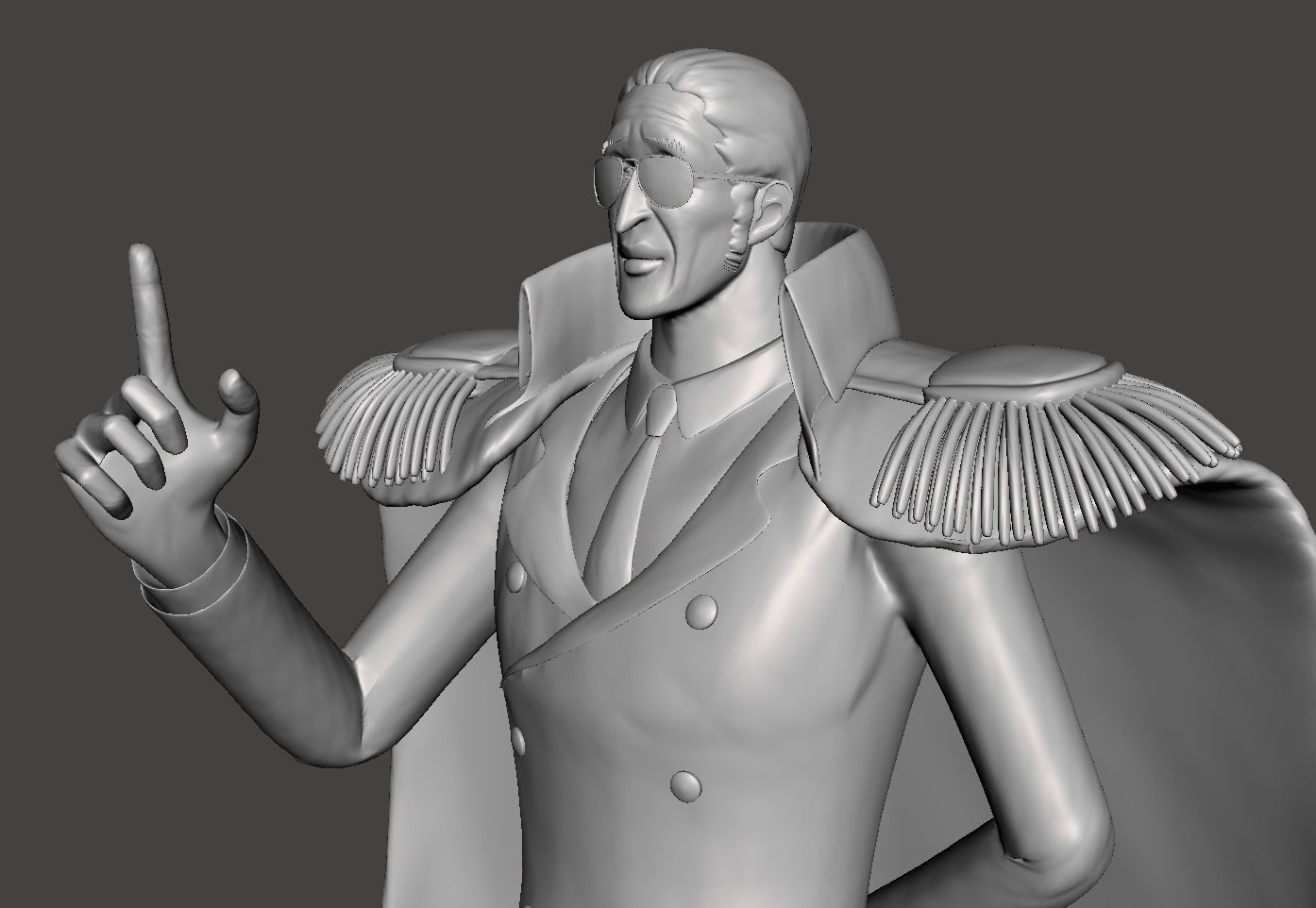 Kizaru 3D Model man in cape 3D print model_1