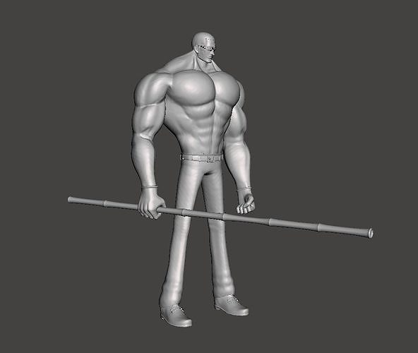 Vergo full haki 3D Model 3D print model