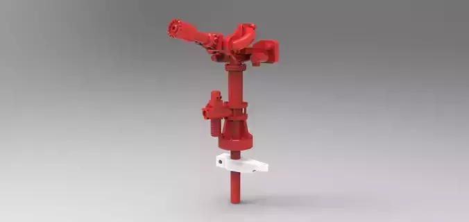 Extinguishing monitor for rescue cruisers Typ A