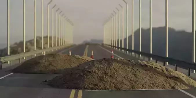 Photorealistic Gravel Moud