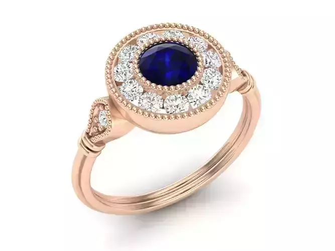 Diamond jewelry ring for woman