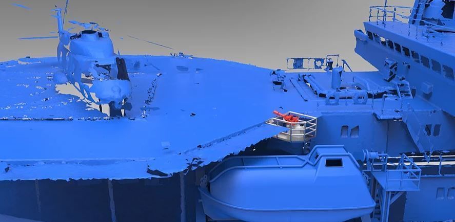 Fire monitor for Seabex one helidek 3D print model_1