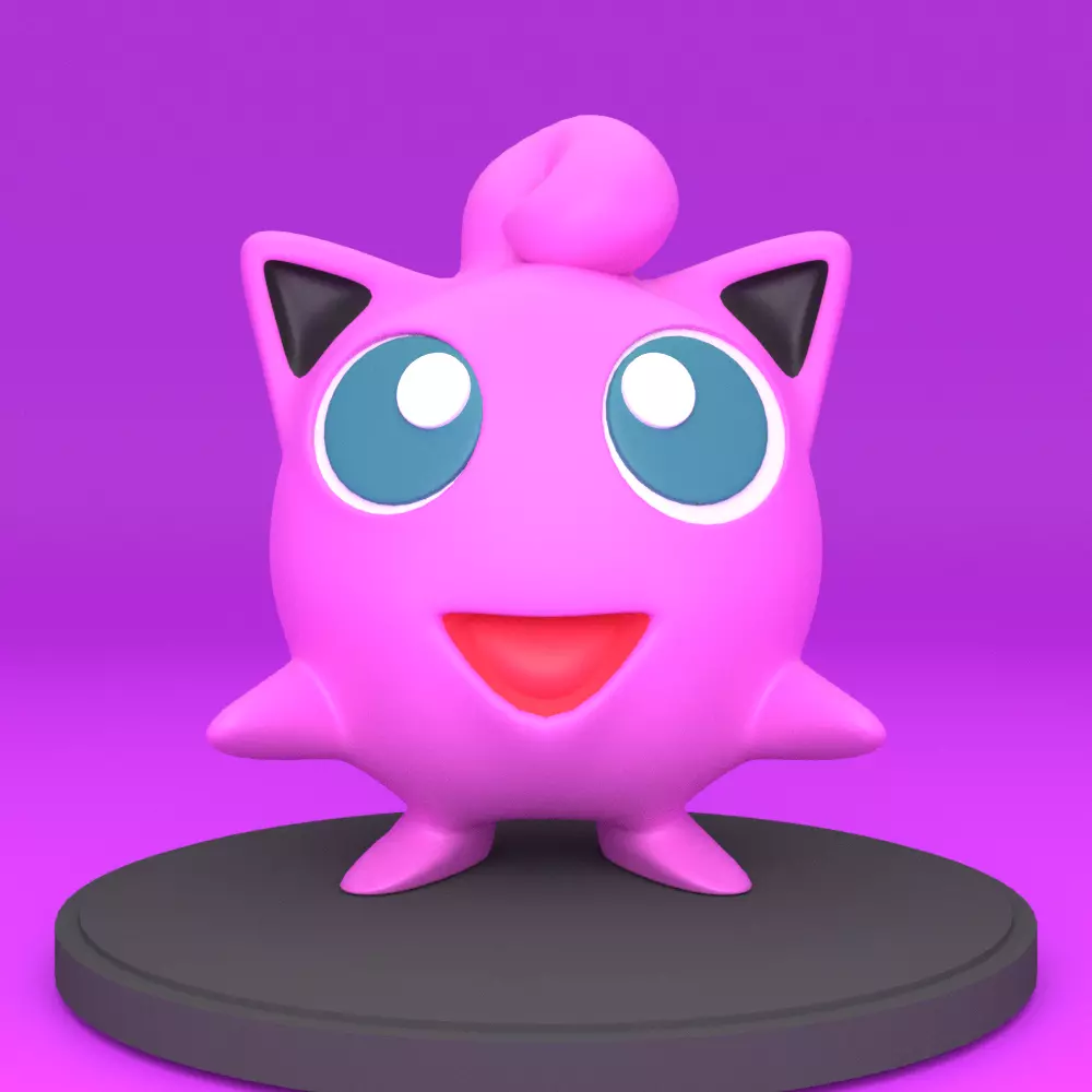 Jigglypuff toy Free 3D print model