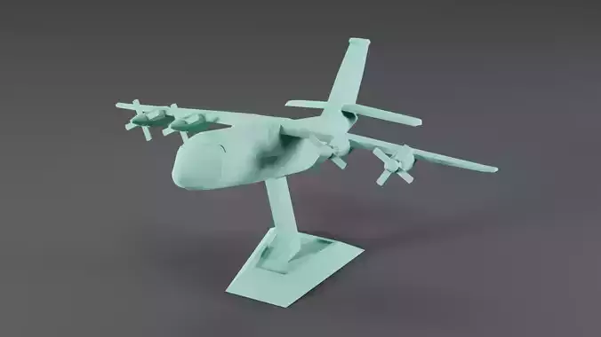 AN-70 plane  3D print model