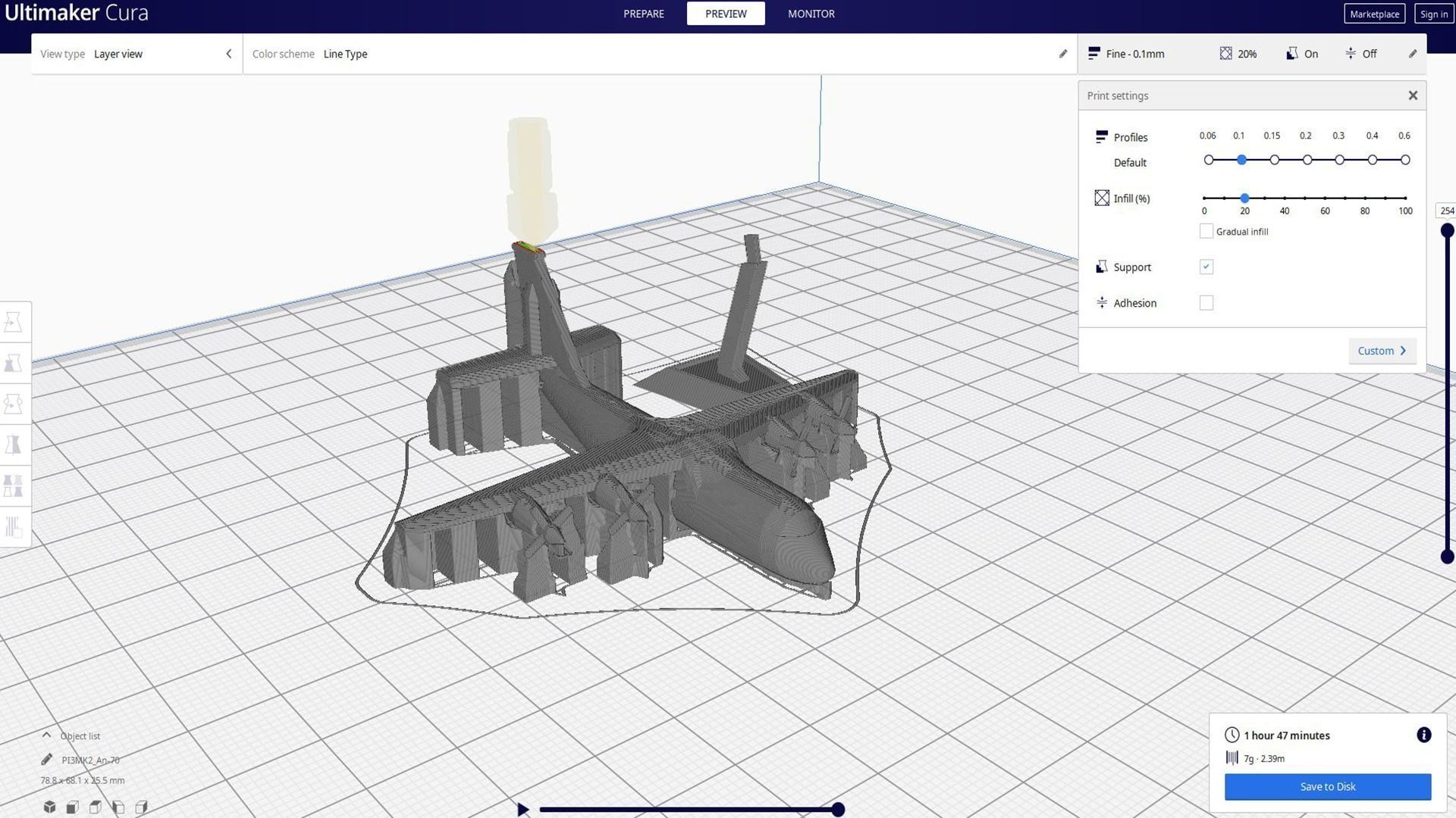 AN-70 plane  3D print model_8