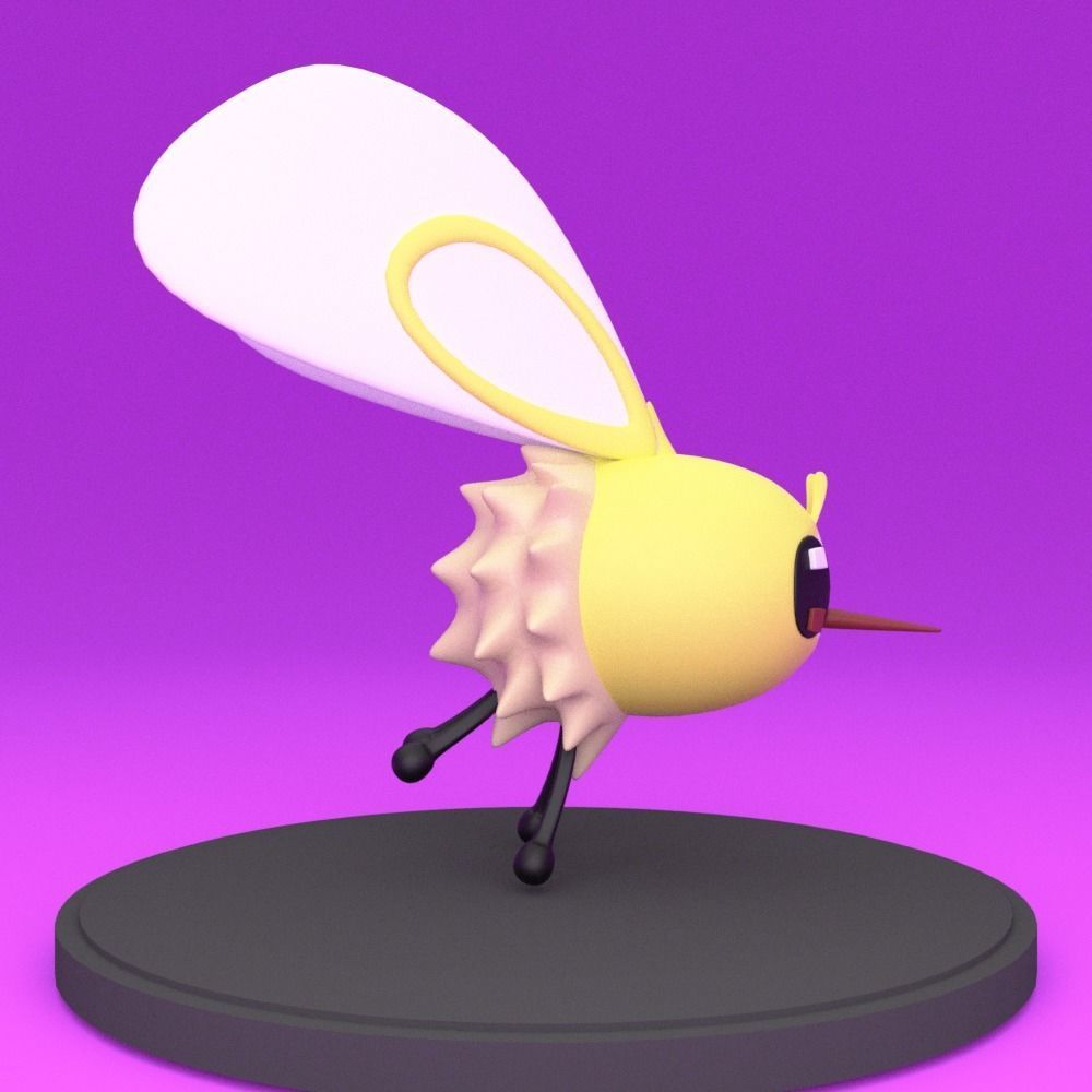 Cutifly bunny Free 3D print model_2