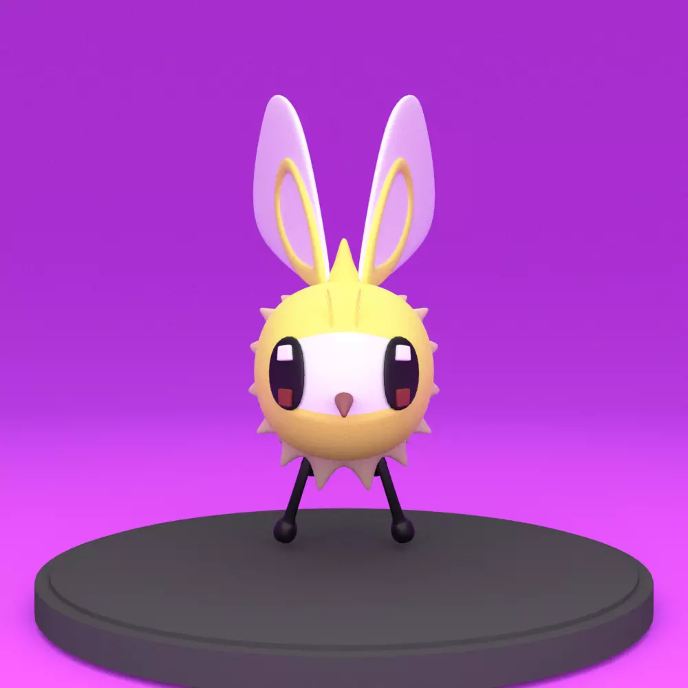 Cutifly bunny Free 3D print model_0