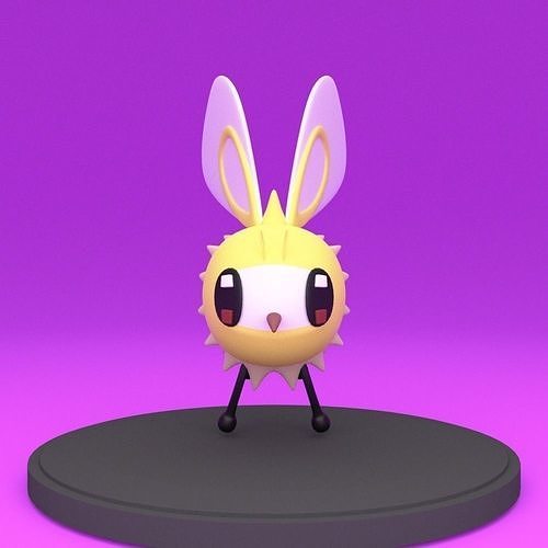 Cutifly bunny Free 3D print model