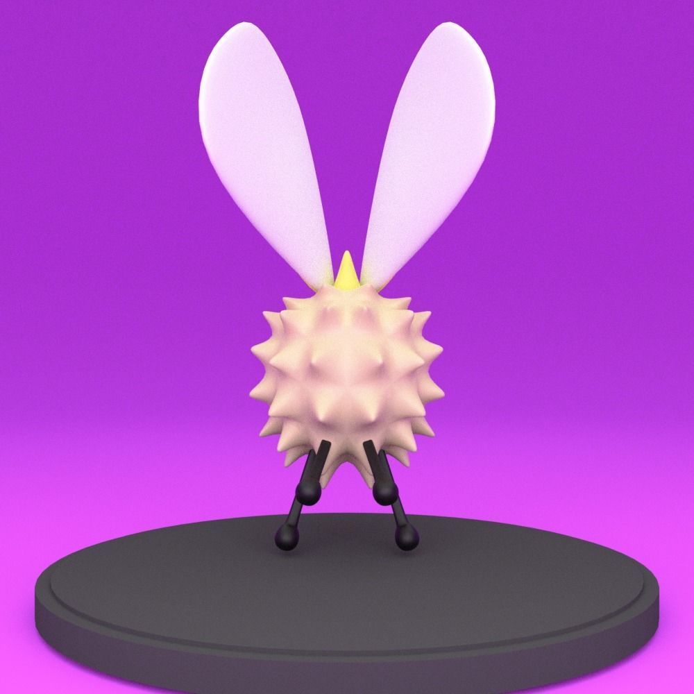 Cutifly bunny Free 3D print model_4
