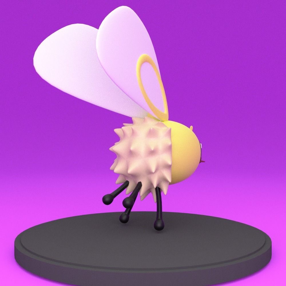 Cutifly bunny Free 3D print model_3