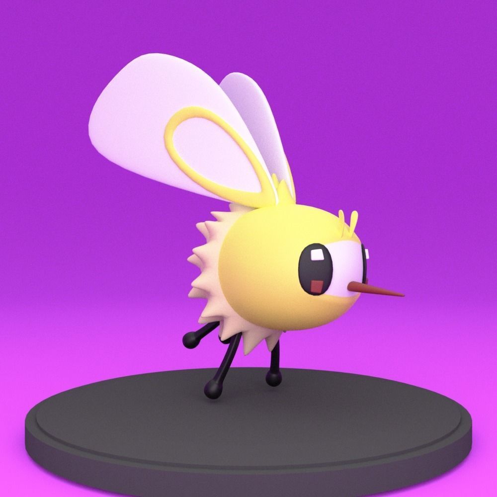 Cutifly bunny Free 3D print model_1
