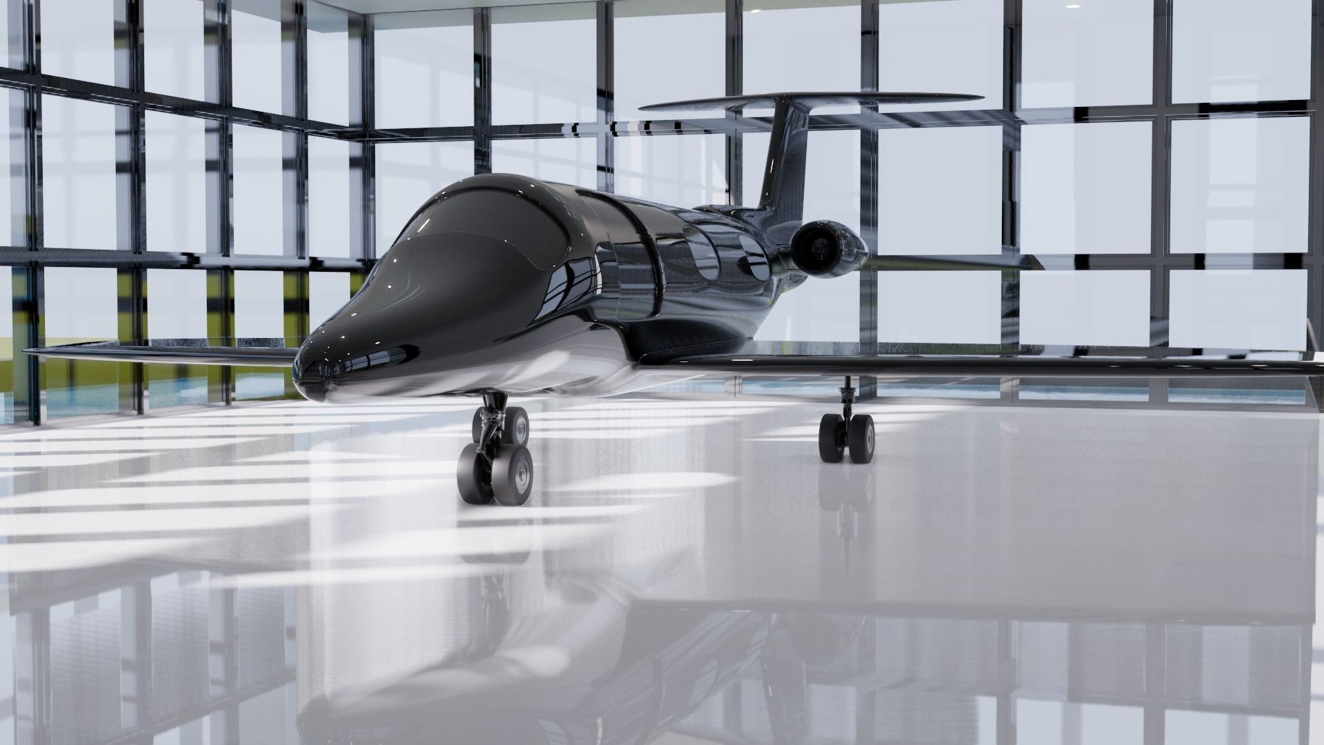 Private Jet 3D model_5