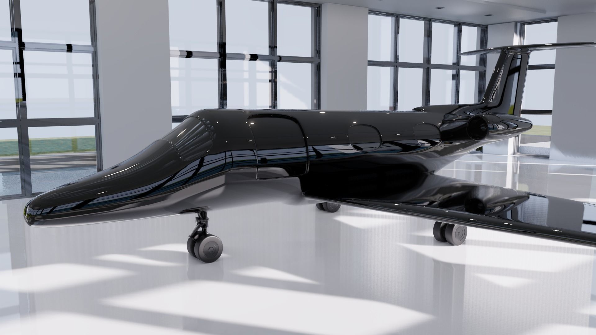 Private Jet 3D model_7