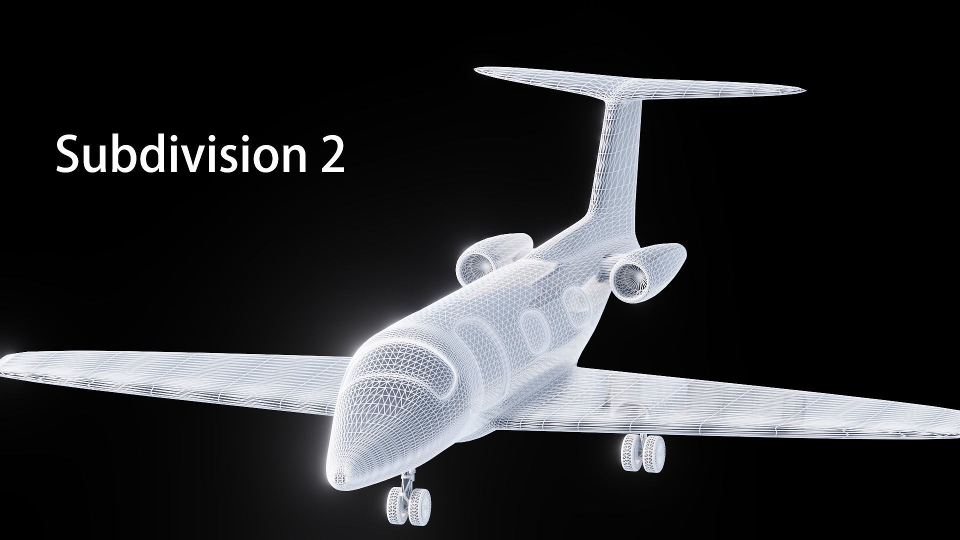 Private Jet 3D model_12