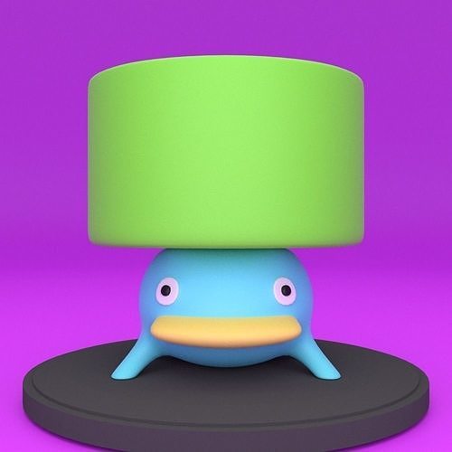 LOTAD toy lamp with shade Free 3D print model