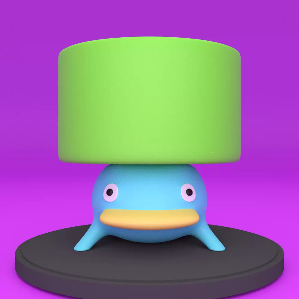 LOTAD toy lamp with shade Free 3D print model