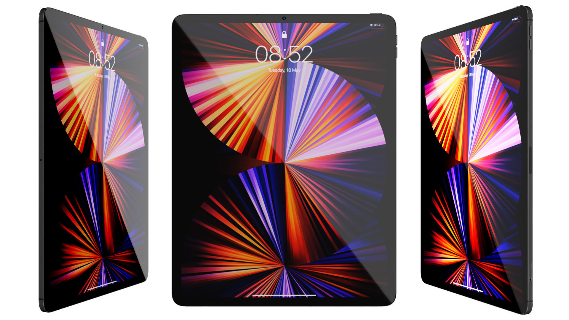 iPad Pro 12 inch-Magic keybord Apple Pencil 3D model_7