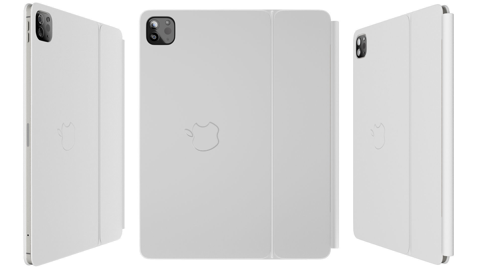 iPad Pro 12 inch-Magic keybord Apple Pencil 3D model_10