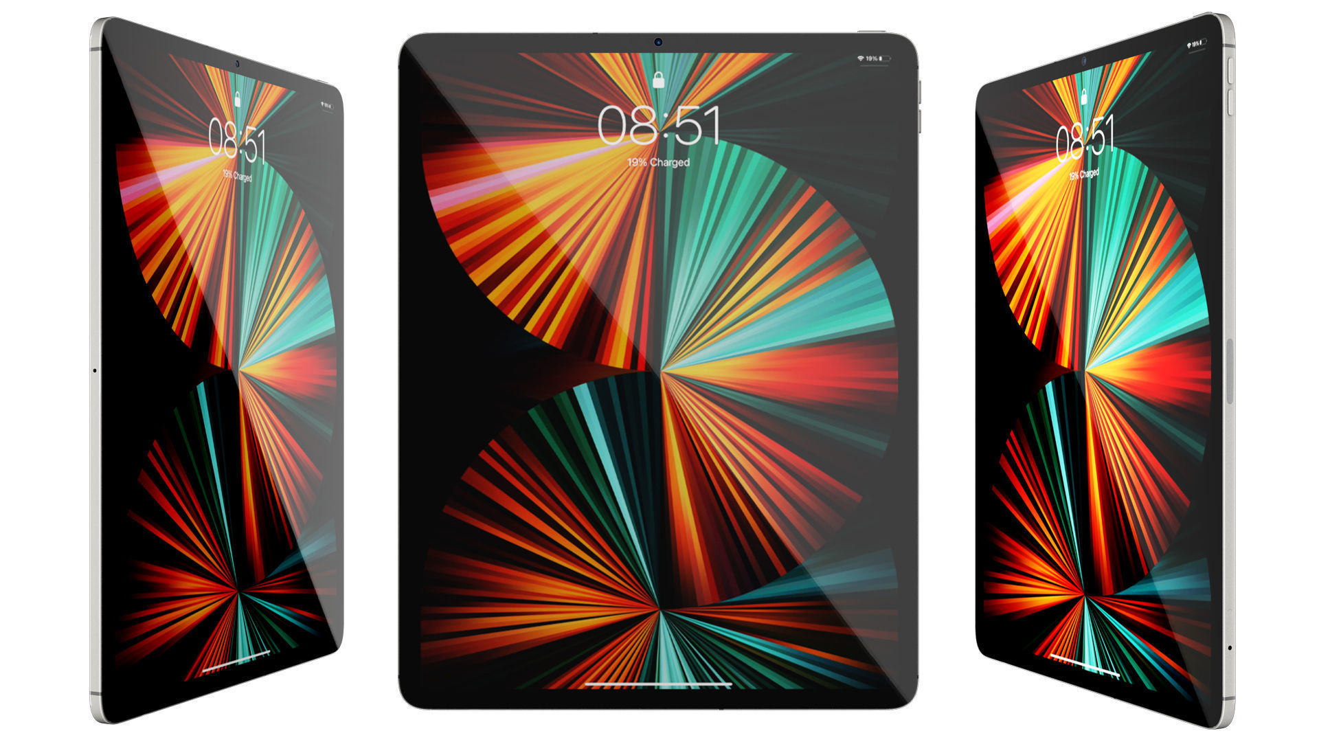 iPad Pro 12 inch-Magic keybord Apple Pencil 3D model_11