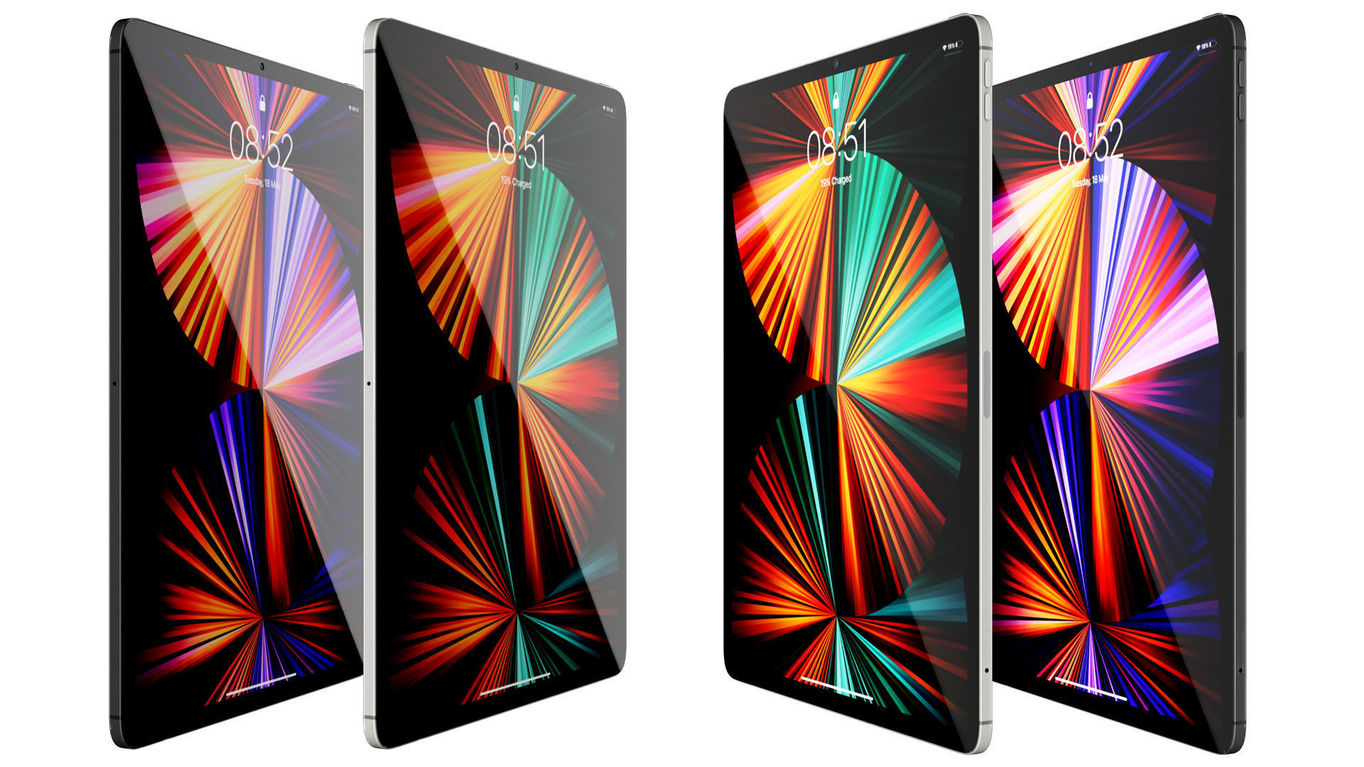 iPad Pro 12 inch-Magic keybord Apple Pencil 3D model_5