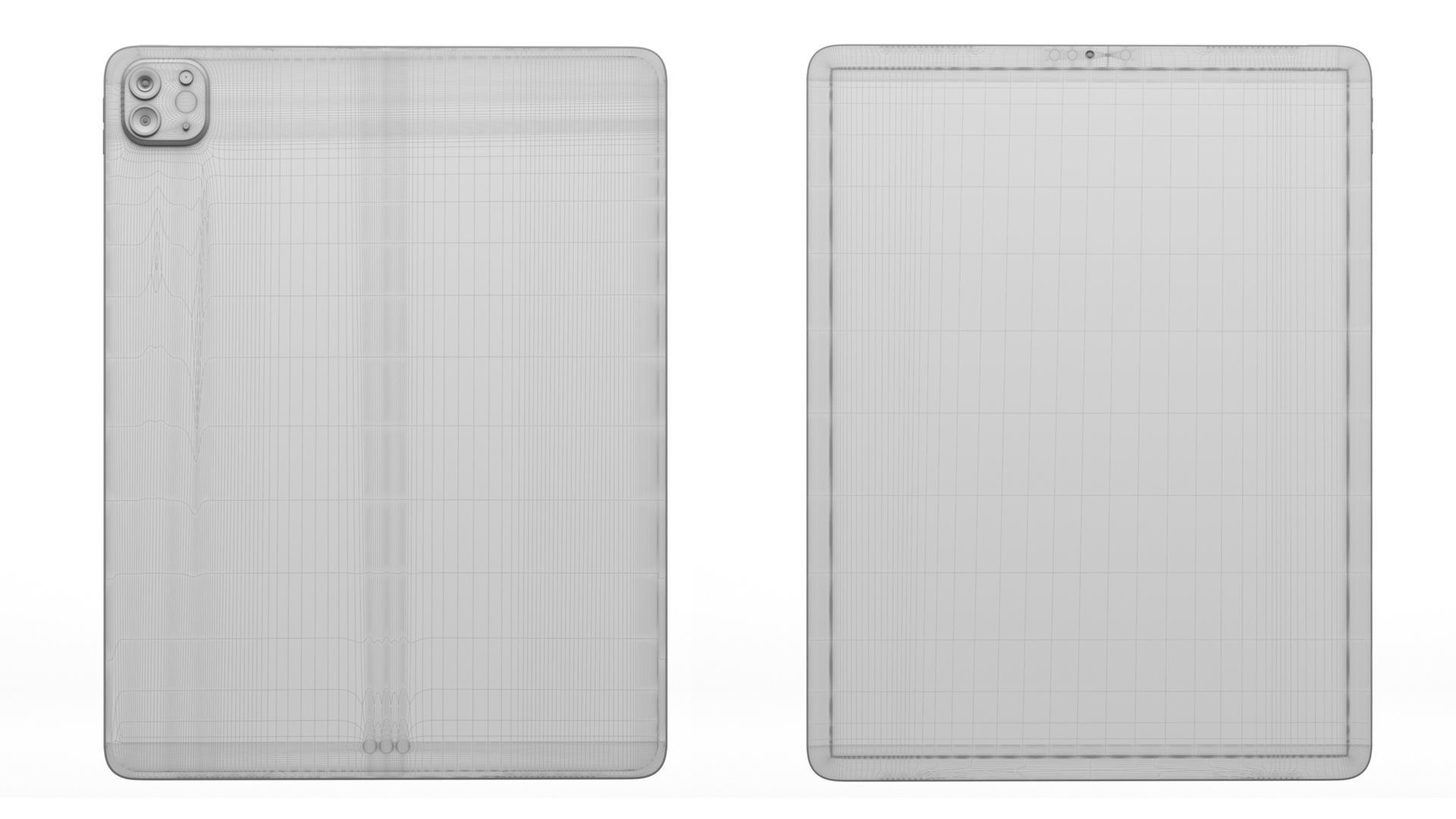 iPad Pro 12 inch-Magic keybord Apple Pencil 3D model_18