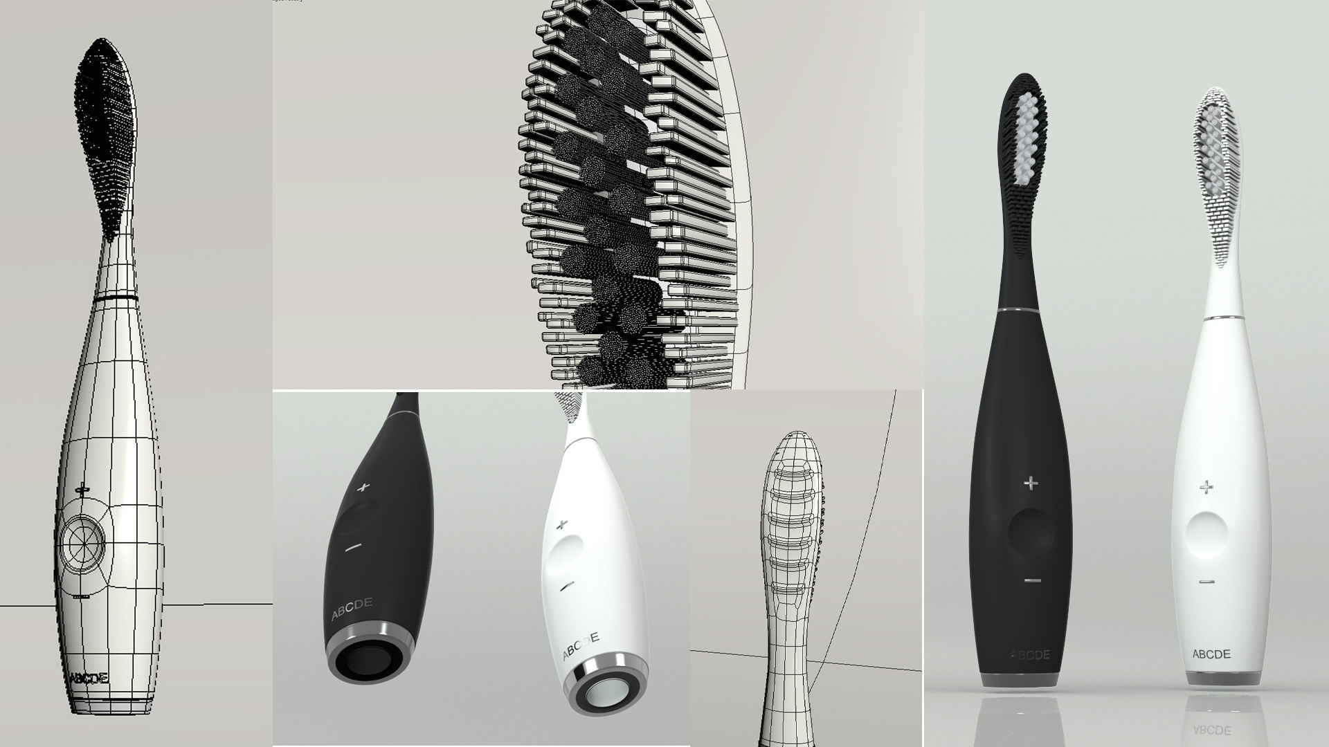 Smart Toothbrush 3D model_1
