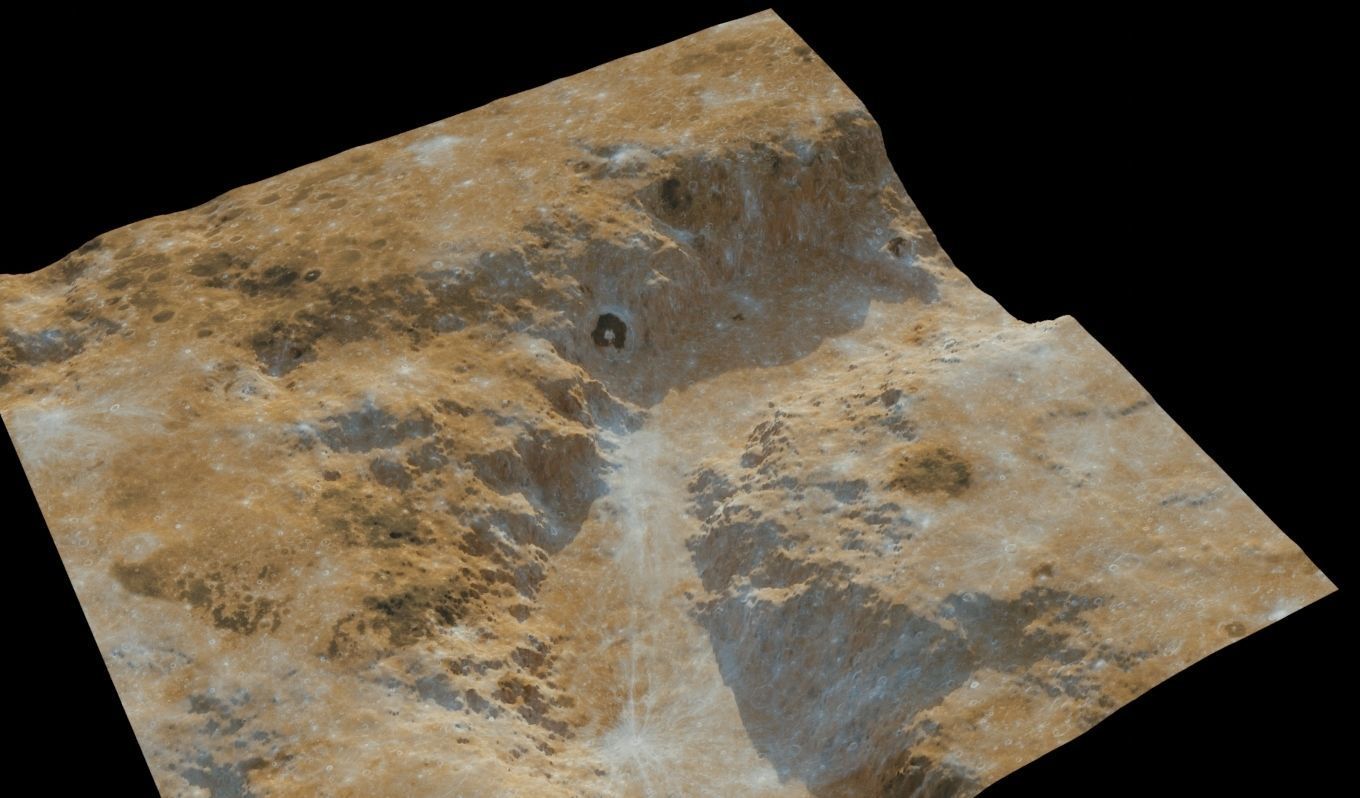 Landscape 3D model surface of mars 3D model_16