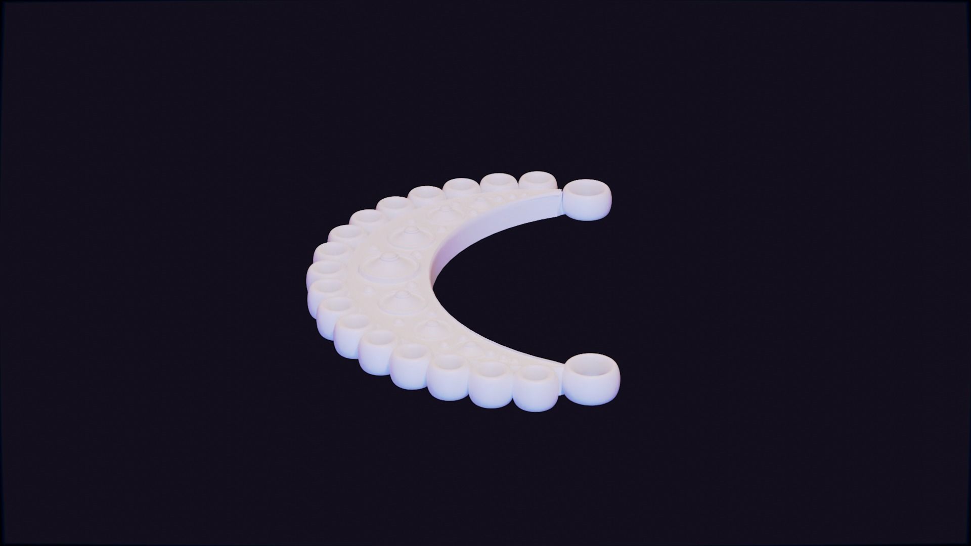Moon pendant 3D print model_11