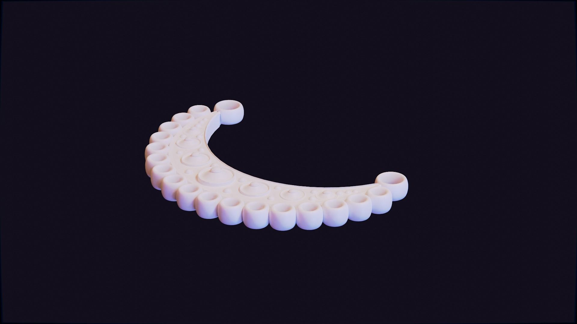 Moon pendant 3D print model_10