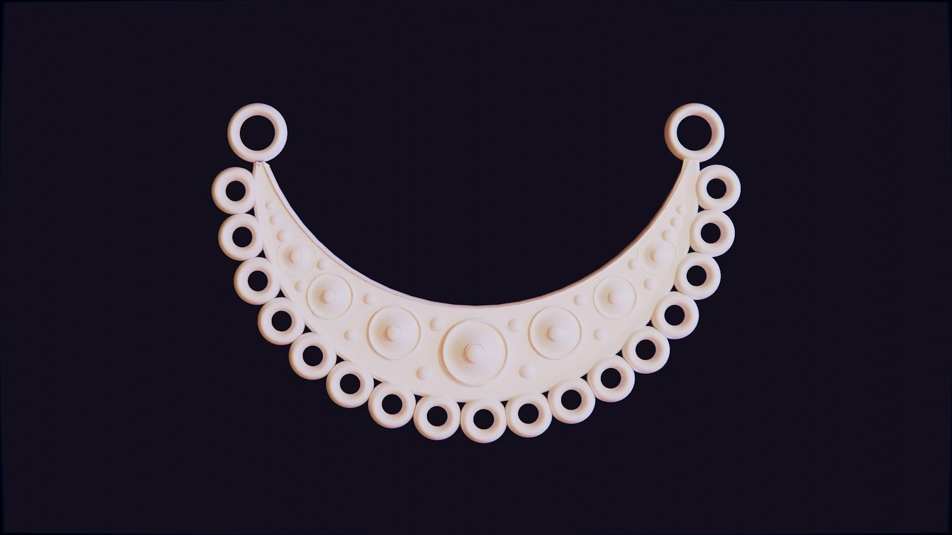 Moon pendant 3D print model_21