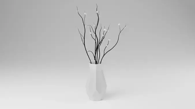 White vase