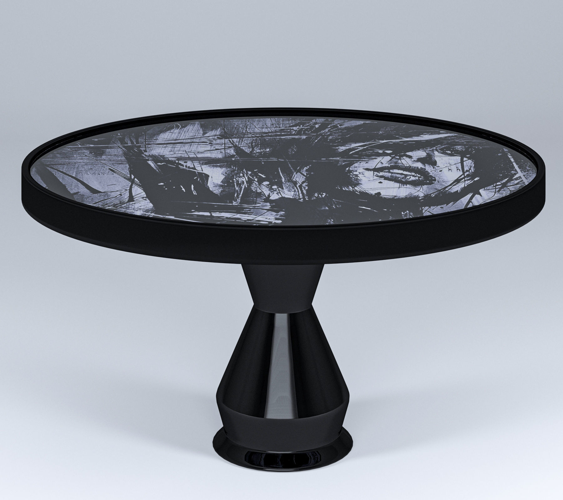 Fosco Chess Table 3D model_2