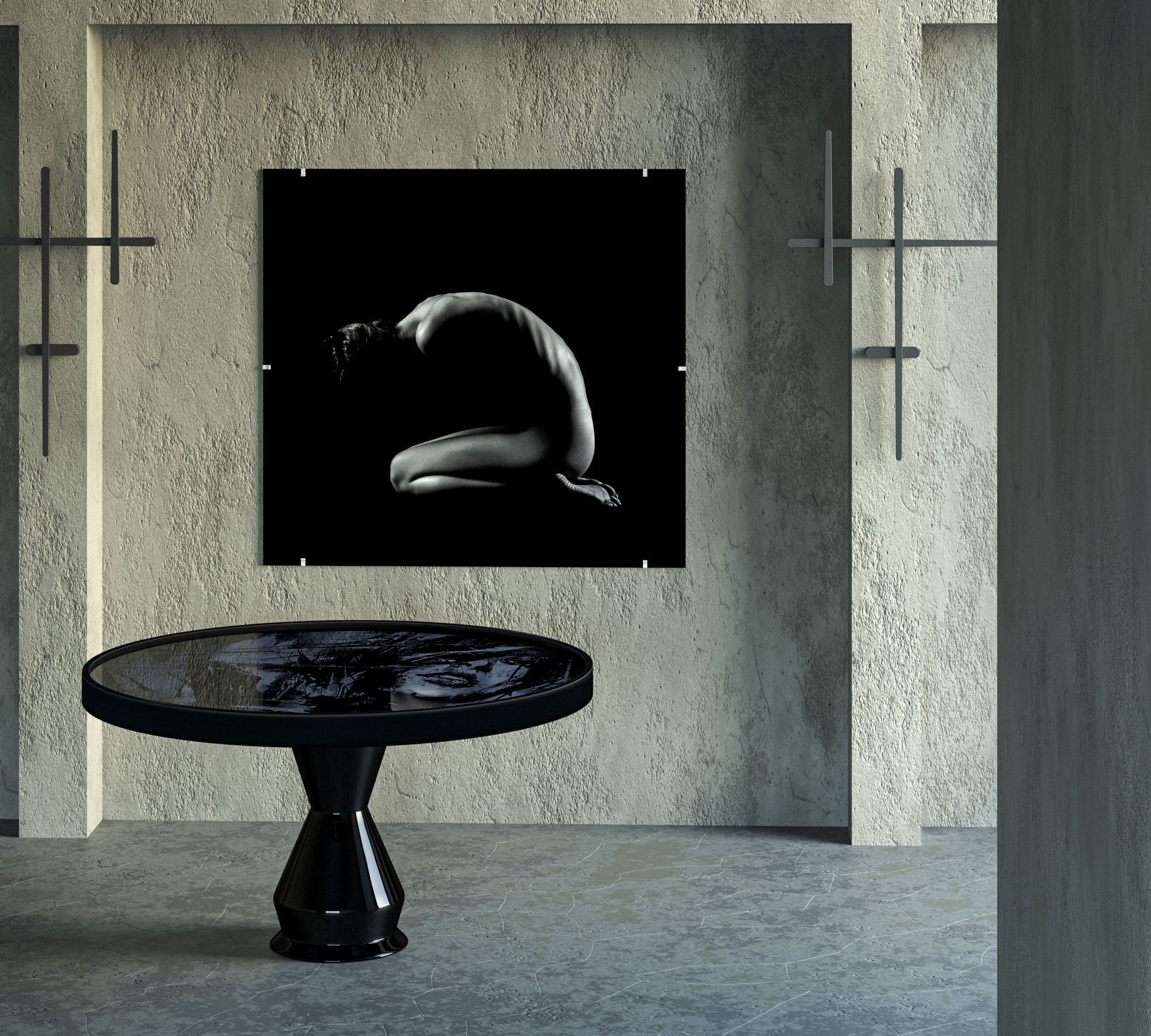 Fosco Chess Table 3D model_8