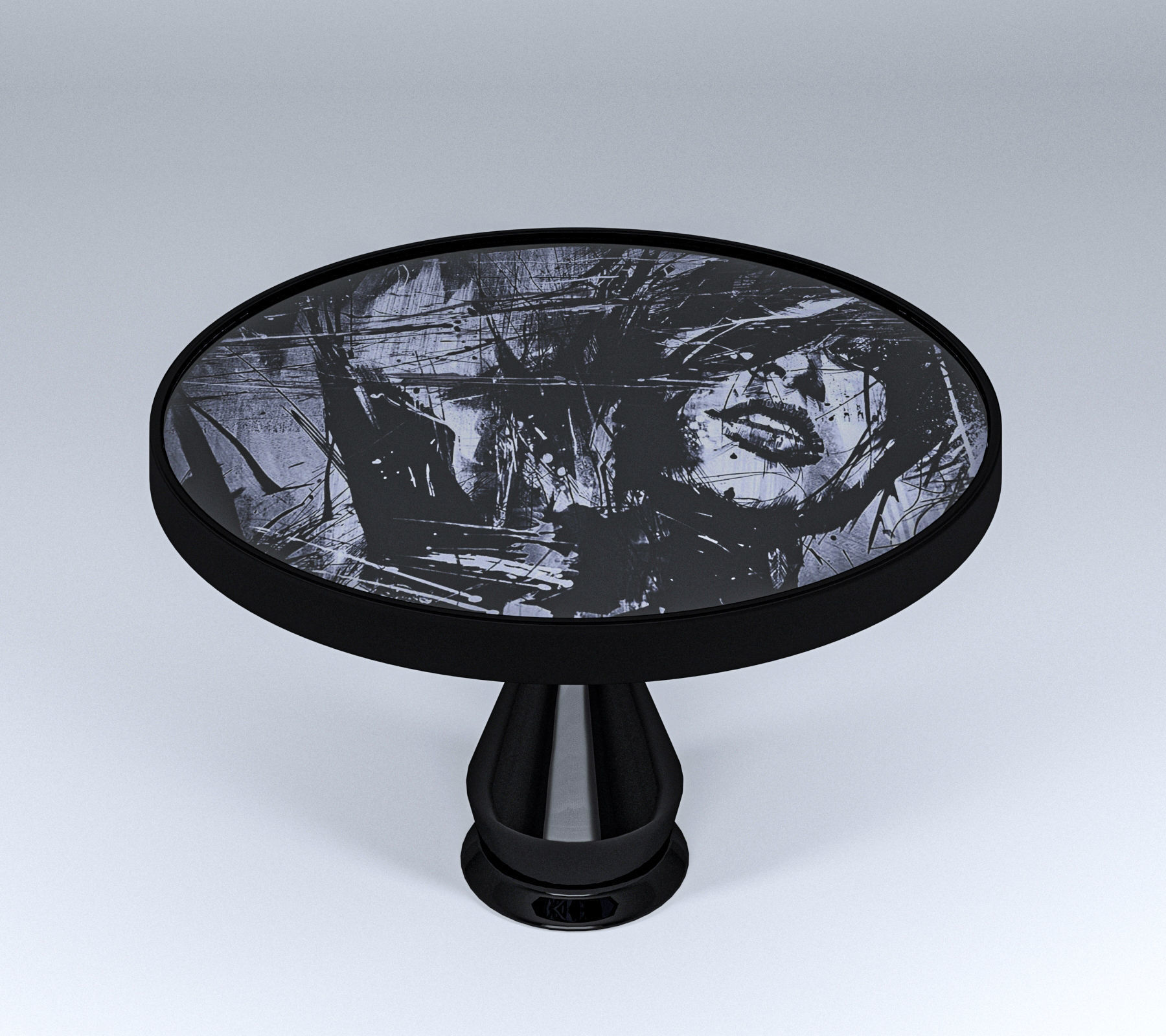 Fosco Chess Table 3D model_1