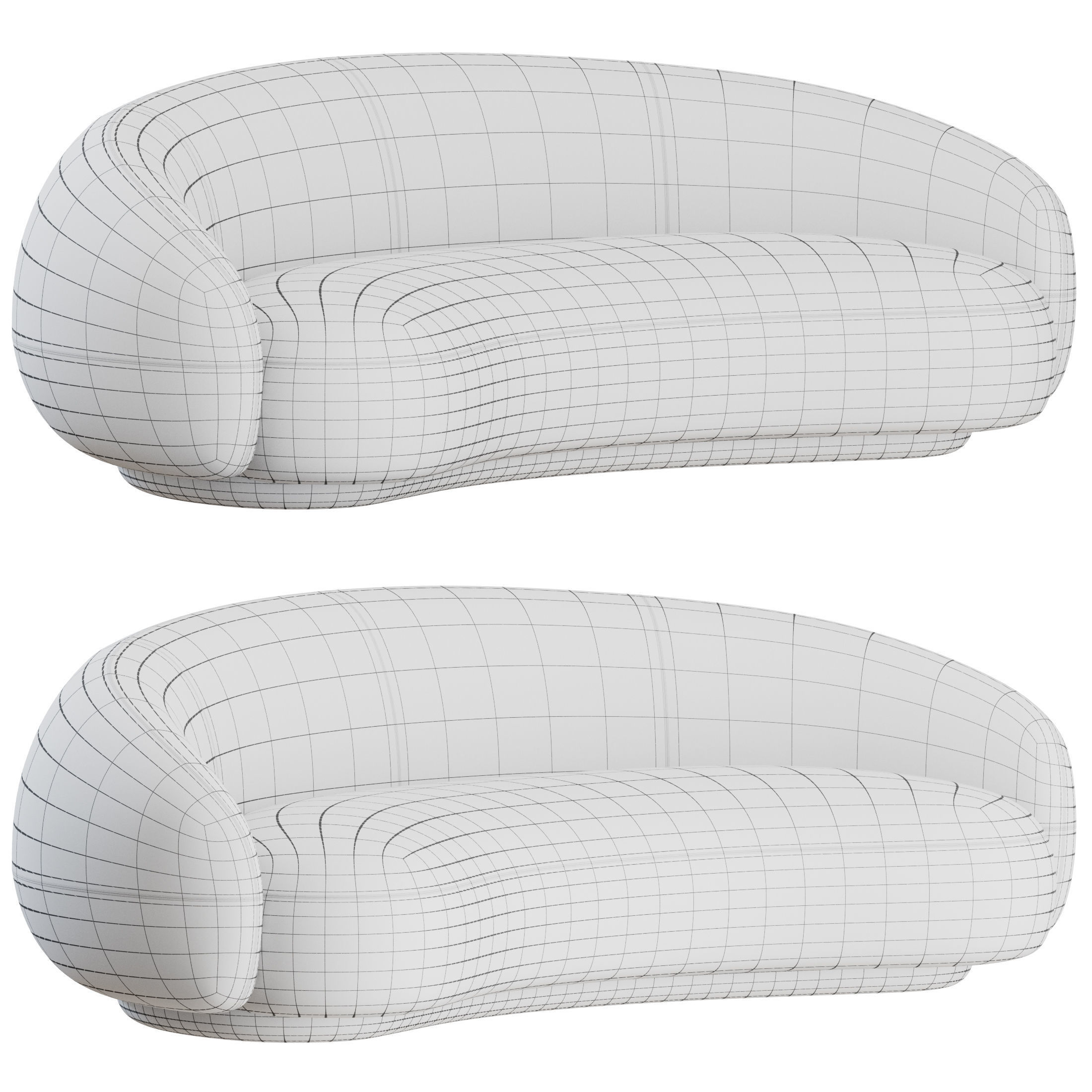 Julep Sofa by Tacchini 3D model_3