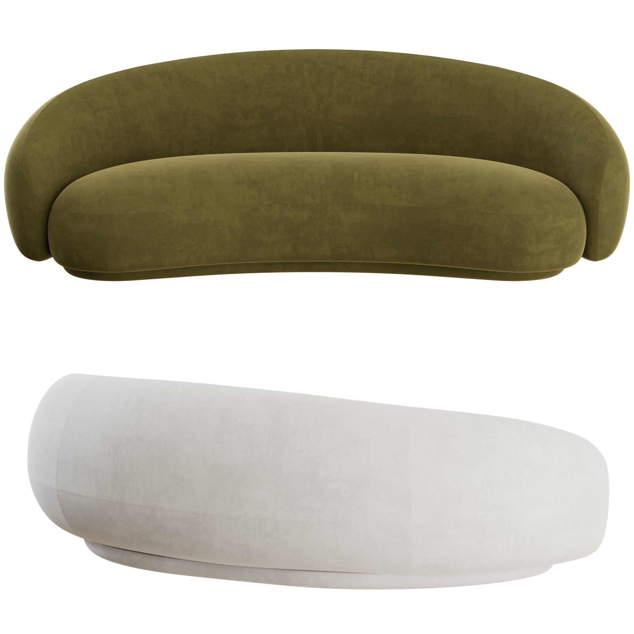 Julep Sofa by Tacchini 3D model_6