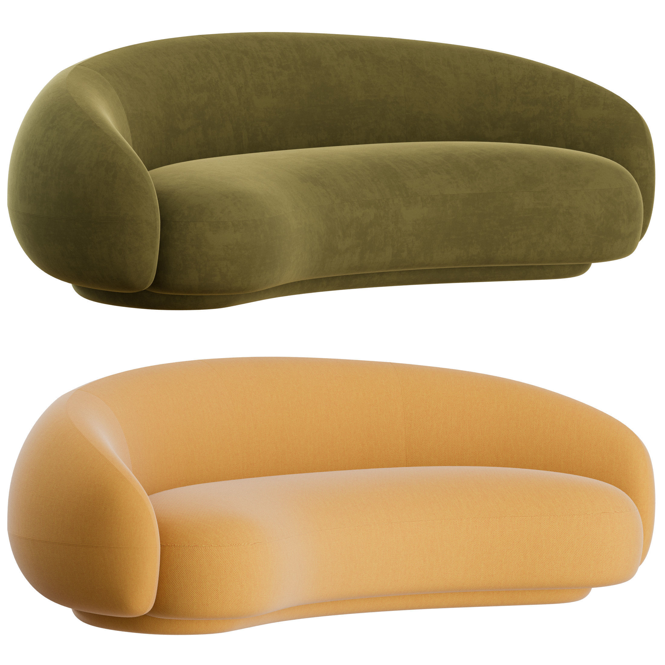 Julep Sofa by Tacchini 3D model_1