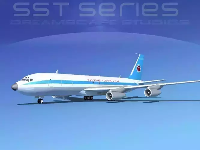 Boeing 707-320 SS Flying Tigers