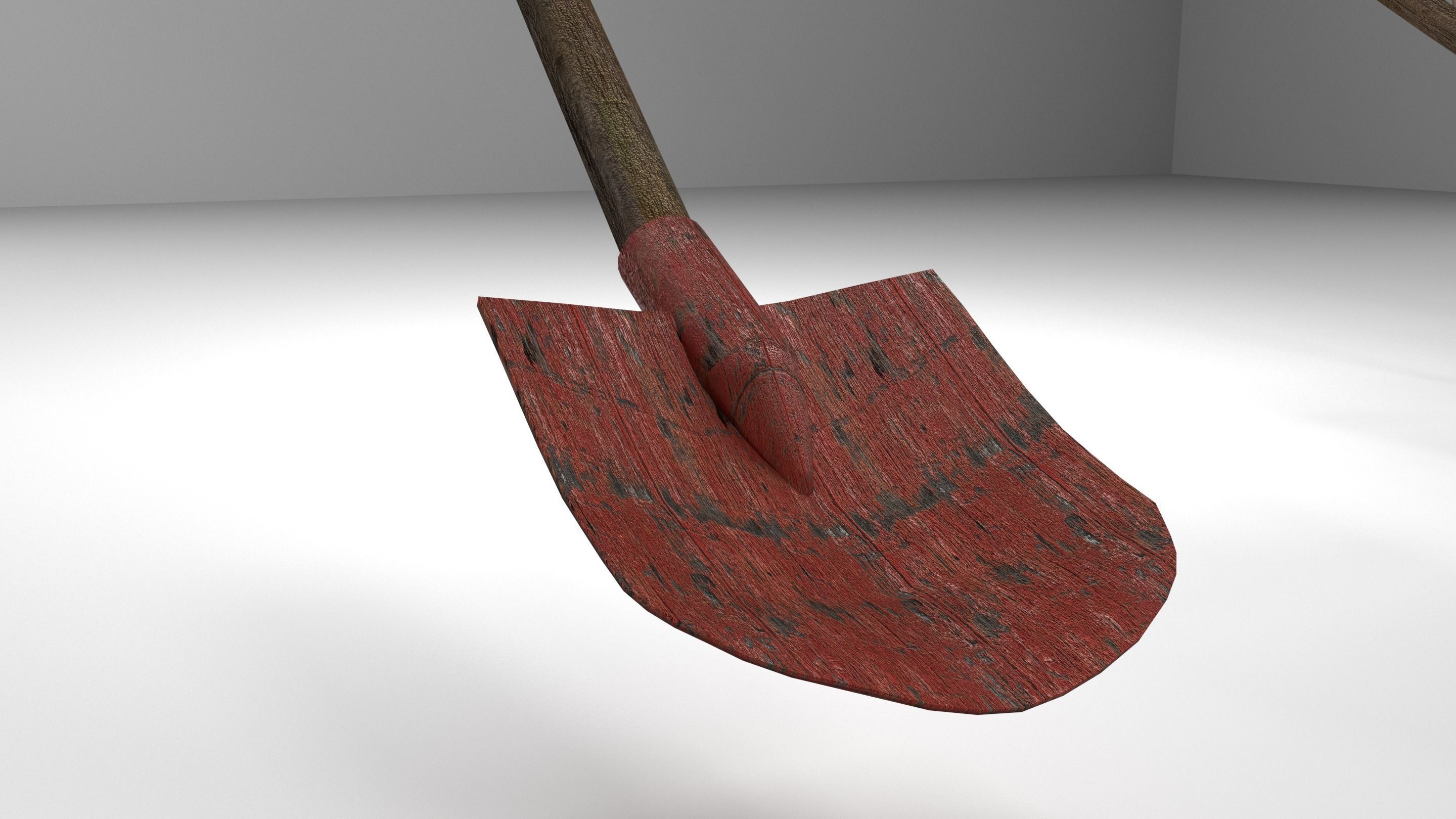 Pack of 9 Medieval farm tools Low-poly 3D model_1
