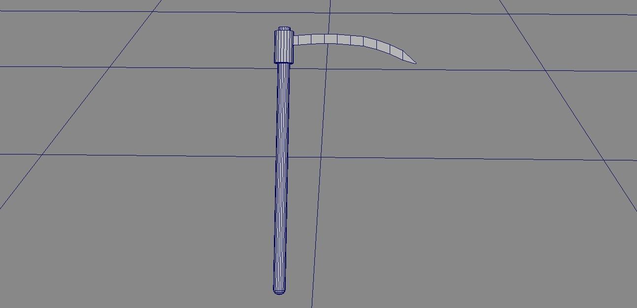 Pack of 9 Medieval farm tools Low-poly 3D model_14