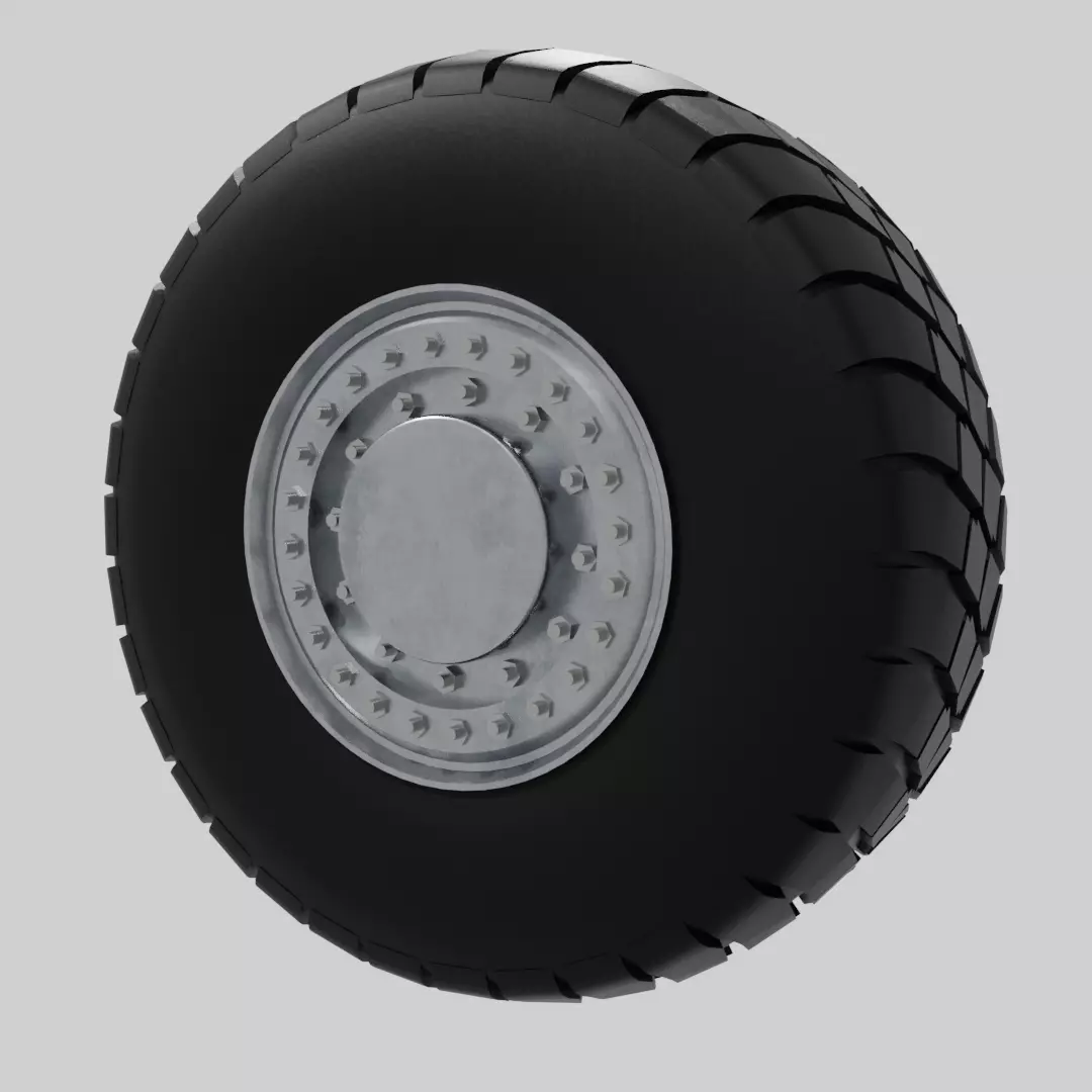 Tire 3D Model wheel Free low-poly 3D model