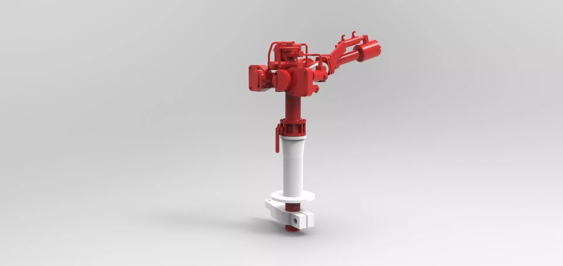 Extinguishing monitor for rescue cruiser Hermann Rudolf Meyer 3D print model_0