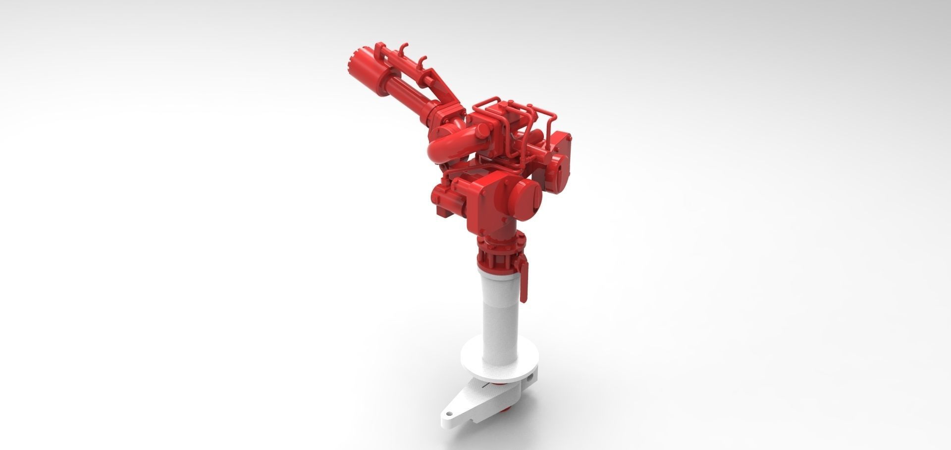 Extinguishing monitor for rescue cruiser Hermann Rudolf Meyer 3D print model_2