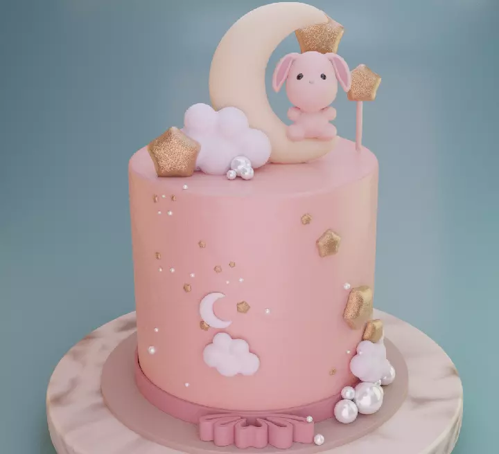 Birthday Cake  3D Model 3D model_0