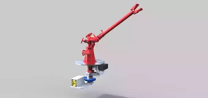 Fire monitor 2 axes movable type A