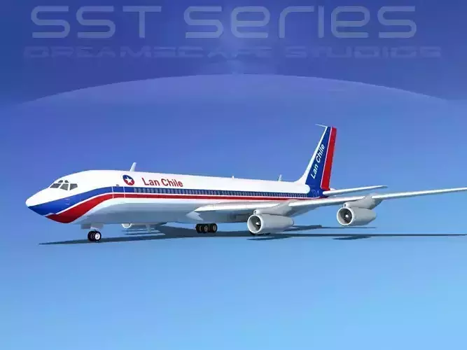 Boeing 707-320 SS Lan Chile Airways