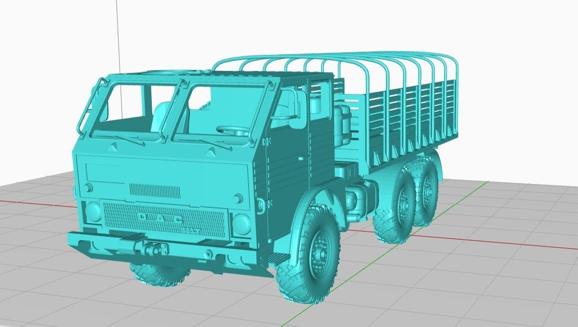 DAC 665 Romanian Army 3D print model_1