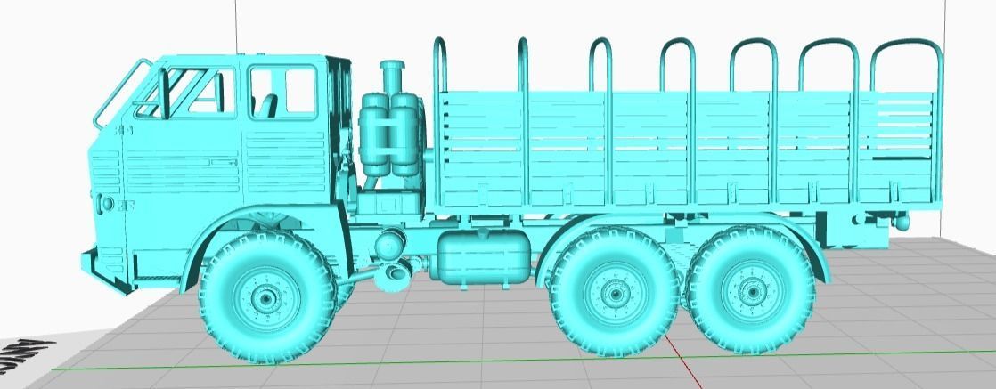 DAC 665 Romanian Army 3D print model_2