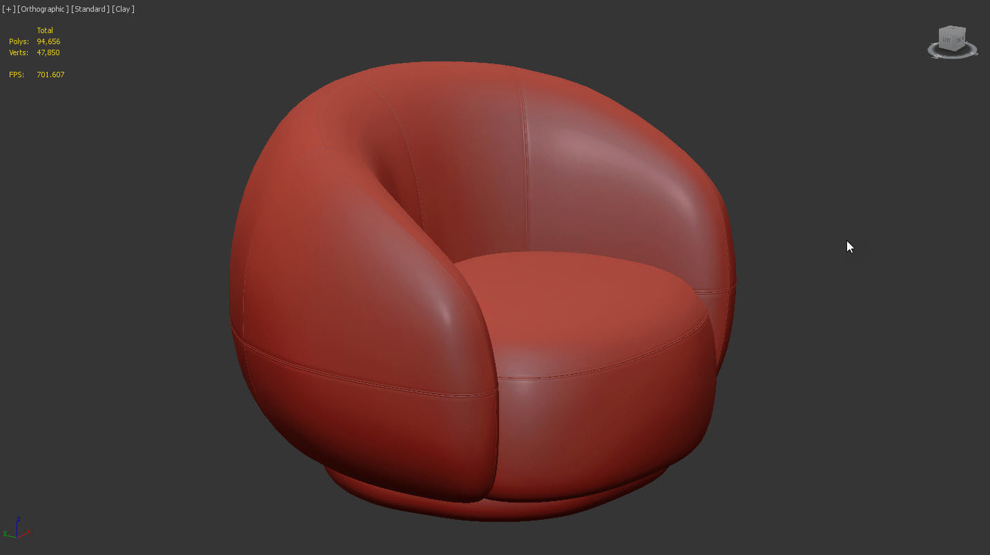 Julep Armchair by Tacchini 3D model_13
